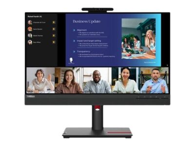 Lenovo ThinkVision T24v-30 23.8 Inch 1920 x 1080 Pixels Full HD IPS Panel HDMI VGA DisplayPort Monitor