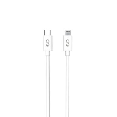 Epico 1m USB-C to Lightning Power Delivery Cable White