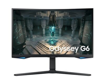 Samsung Odyssey G6 27 Inch 2560 x 1440 Pixels Quad HD FreeSync Premium Pro HDMI DisplayPort USB Hub Monitor