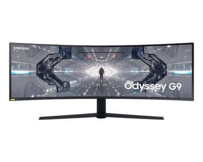 Samsung Odyssey G9 49 Inch 5120 x 1440 Pixels UltraWide Dual Quad HD VA Panel HDMI DisplayPort USB Hub Monitor