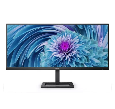 Philips E Line 346E2LAE 34 Inch 3440 x 1440 Pixels Wide Quad HD VA Panel HDMI DisplayPort USB-C Monitor