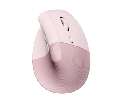 Logitech Lift 4000 DPI Vertical Ergonomic Mouse Rose Pink