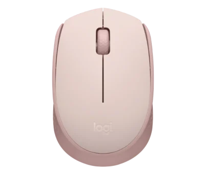 Logitech M171 1000 DPI Ambidextrous RF Wireless Optical Mouse Rose Pink