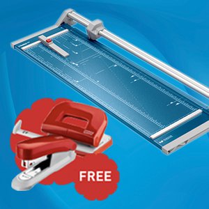 Dahle 556 A1 Professional Rotary Trimmer with Free Novus Stapling Set – Promotion – D556BUNDLE