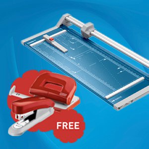 Dahle 554 A2 Professional Rotary Trimmer with Free Novus Stapling Set – Promotion – D554BUNDLE