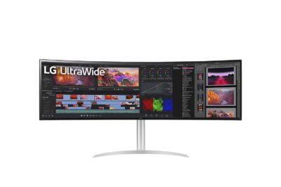 LG 49WQ95C-W 49 Inch 5120 x 1440 Pixels UltraWide Dual Quad HD FreeSync Premium Pro HDMI DisplayPort Monitor