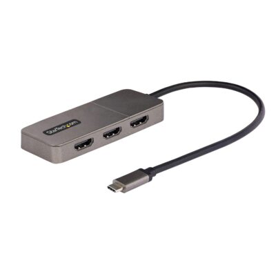 StarTech.com 3 Port USB C to HDMI 4K 60Hz MST Hub