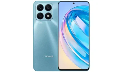 Honor X8a 6.7 Inch MediaTek Helio G88 4G USB-C 6GB RAM 128GB Storage Android 12 Mobile Phone Cyan