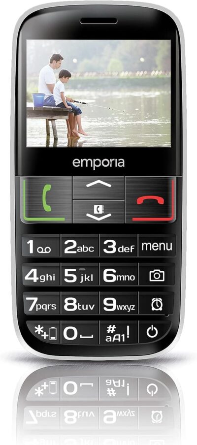 Emporia EUPHORIA V50 2.3 Inch 2G Unlocked Sim Free Mobile Phone Black