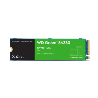 Western Digital Green SN350 M.2 250GB PCI Express 3.0 TLC NVMe Internal Solid State Drive