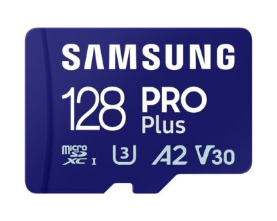 Samsung MB-MD128SA 128GB Pro Plus MicroSDXC UHS-I Memory Card with Adapter