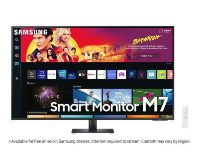 Samsung M70B 43 Inch 3840 x 2160 Pixels 4K Ultra HD VA Panel HDR10 HDMI USB-C USB Hub Smart TV Monitor