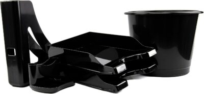 Deflecto Desk Accessory Starter Kit Black – CP175YTBLK
