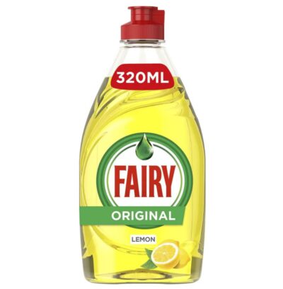 Fairy Washing Up Liquid 320ml Lemon  – 1015106