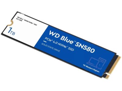 Western Digital Blue SN580 1TB M.2 PCI Express 4.0 TLC NVMe Internal Solid State Drive