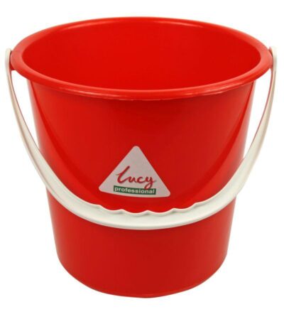 ValueX Plastic Bucket 10 Litre With Handle Red – 0907014