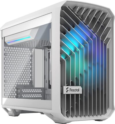 Fractal Design Torrent Nano RGB White Clear Tint PC Case