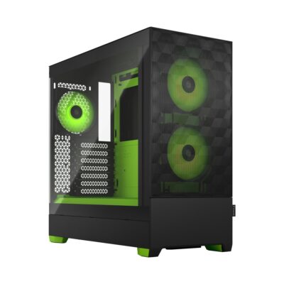 Fractal Design Pop Air ATX Tower RGB Green Core TG Clear PC Case