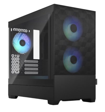 Fractal Design Pop Mini Air mATX Tower RGB Black TG Clear PC Case