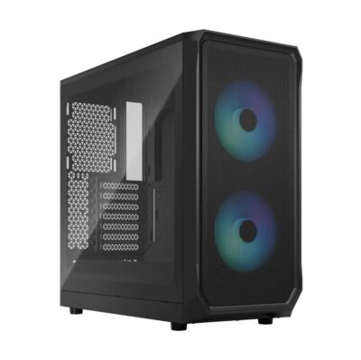 Fractal Design Focus 2 ATX RGB Black TG Clear Tint PC Case