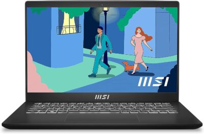 MSI Modern 14 C12M-639UK 14 Inch Intel Core i5-1235U 8GB RAM 512GB SSD Integrated Intel Xe Graphics Windows 11 Home Notebook