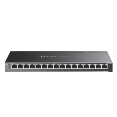 TP-Link JetStream 16 Port Gigabit Smart Switch with 8 PoE Plus Ports