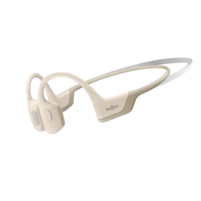 Shokz OpenRun Pro Mini Beige Bone Conduction Bluetooth NeckBand Headset