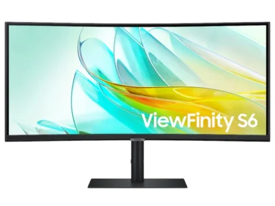 Samsung S65UC ViewFinity 34 Inch 3440 x 1440 Pixels UltraWide Quad HD VA Panel HDMI DisplayPort USB-C KVM Switch Monitor