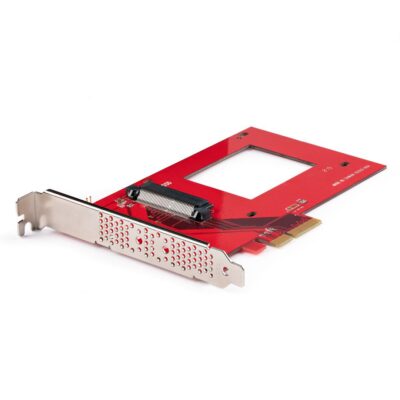 StarTech.com PCIe 4.0 x4 Adapter Card for 2.5 Inch U.3 NVMe SSDs