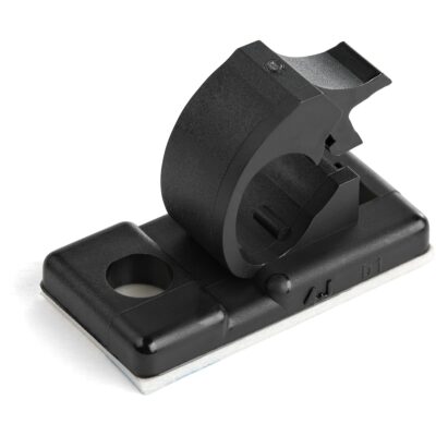 StarTech.com 100 Adhesive Black Cable Management Clips