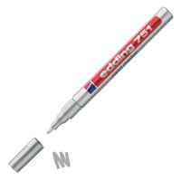 edding 751 Paint Marker Bullet Tip 1-2mm Line Silver (Pack 10) – 4-751054