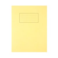 Silvine 9×7 inch/229x178mm Exercise Book Ruled Yellow 80 Pages (Pack 10) – EX103