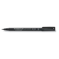 Staedtler Lumocolor OHP Pen Permanent Superfine 0.4mm Line Black (Pack 10) - 313-9