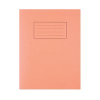 Silvine 9x7 inch/229x178mm Exercise Book 5mm Square 80 Pages Orange (Pack 10) - EX105