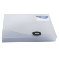 Rapesco 40mm Rigid Wallet Box File A4 Clear – 0711