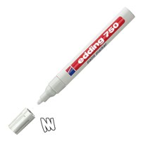 edding 750 Paint Marker Bullet Tip 2-4mm Line White (Pack 10) – 4-750049