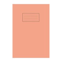 Silvine A4 Exercise Book 5mm Square Orange 80 Pages (Pack 10) - EX113