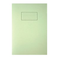 Silvine A4 Exercise Book Ruled Green 80 Pages (Pack 10) - EX110