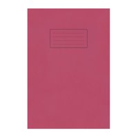 Silvine A4 Exercise Book Ruled Red 80 Pages (Pack 10) – EX107
