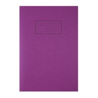 Silvine A4 Exercise Book Ruled Purple 80 Pages (Pack 10) – EX111