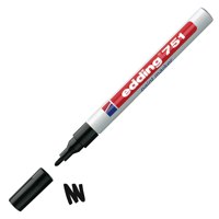 edding 751 Paint Marker Bullet Tip 1-2mm Line Black (Pack 10) - 4-751001