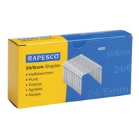Rapesco 24 6mm Galvanised Staples Pack 5000 – S24602Z3