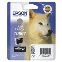 Epson T0967 Husky Light Black Standard Capacity Ink Cartridge 11ml - C13T09674010