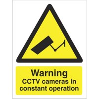 Stewart Superior Warning CCTV Cameras Sign 150x200mm – W0143SAV-150X200