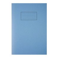 Silvine A4 Exercise Book Ruled Blue 80 Pages (Pack 10) – EX108