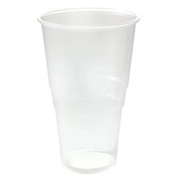 ValueX Flexiglass Plastic Glass 1 Pint Clear (Pack 50) 0510043
