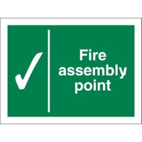 Stewart Superior Fire Assembly Point Sign 200x150mm - SP052SAV-150X200