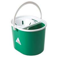 ValueX Plastic Mop Bucket With Wringer 5 Litre Green - 0907009