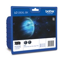 Brother Black High Capacity Ink Cartridge Twinpack 2 x 55ml (Pack 2) - LC1280XLBKBP2