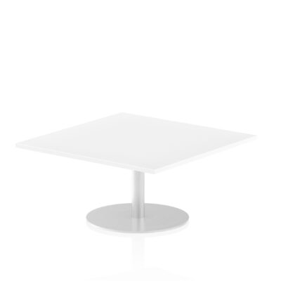 Dynamic Italia 1000mm Poseur Square Table White Top 475mm High Leg ITL0348